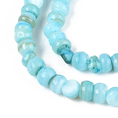 Natural Freshwater Shell Dyed Beads Strands SHEL-T020-29A-02-1