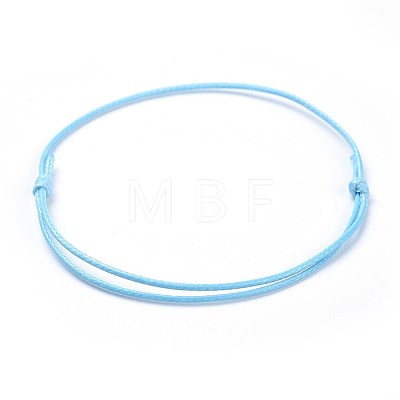 Eco-Friendly Korean Waxed Polyester Cord Bracelet Making BJEW-JB04256-09-1