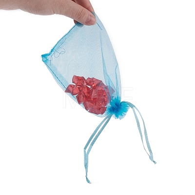 Organza Gift Bags with Drawstring OP-R016-10x15cm-17-1