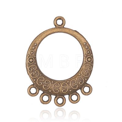 Tibetan Style Alloy Chandelier Component Links PALLOY-G168-17AB-1