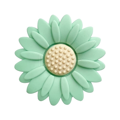 Flower Food Grade Eco-Friendly Silicone Focal Beads PW-WG22023-03-1