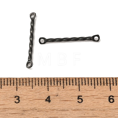 304 Stainless Steel Connector Charms STAS-Q323-02B-B-1