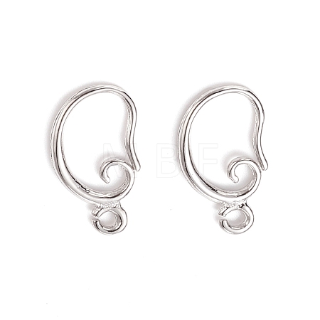 Brass Earring Hooks KK-F828-02P-1