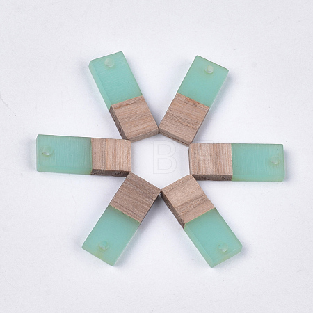Resin & Walnut Wood Pendants RESI-S358-79L-1