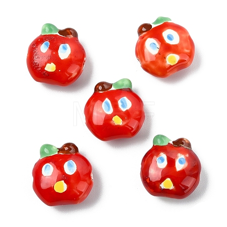 5Pcs Handmade Porcelain Beads PORC-YW0001-68B-1