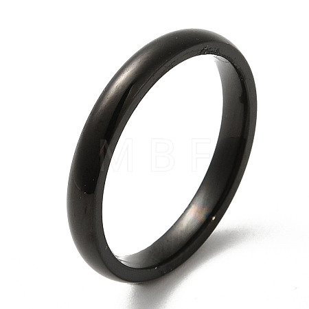 Ion Plating(IP) 304 Stainless Steel Flat Plain Band Rings STAS-I160-D-18mm-B-1