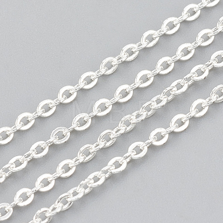 3.28 Feet 304 Stainless Steel Cable Chains X-CHS-R002-0.6mm-S-1