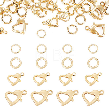 16Pcs Brass Lobster Claw Clasps KK-TA0009-16-1
