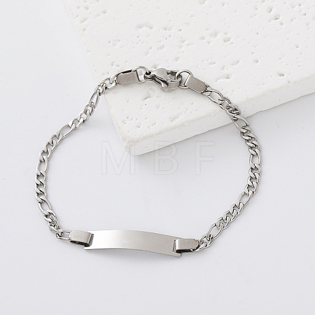 Adjustable 304 Stainless Steel Link Bracelets JX7075-2-1