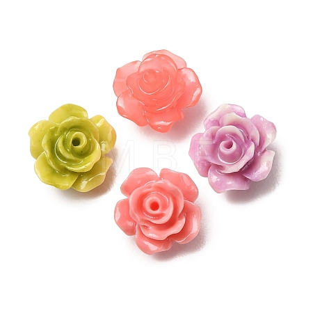 Synthetic Coral Dyed Carved Beads SH-CBAE713-03-1