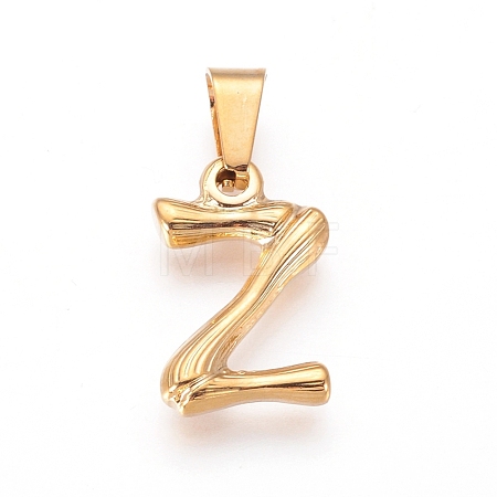 304 Stainless Steel Pendants X-STAS-F235-01G-Z-1