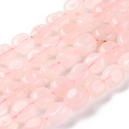 Natural Rose Quartz Beads Strands G-G146-A08-02-1
