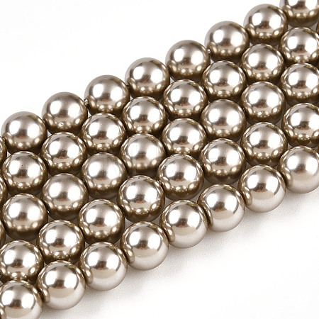 Glass Pearl Beads Strands HY-G002-01C-13-1