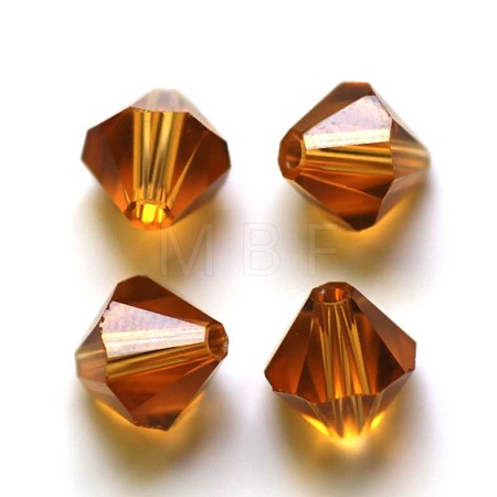 Imitation Austrian Crystal Beads SWAR-F022-4x4mm-203-1