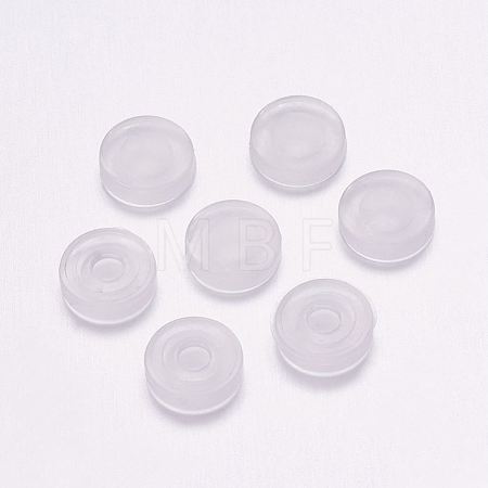 Comfort PET Plastic Pads for Clip on Earrings X-KY-P007-B01-1