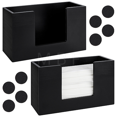 2Pcs Wood Tissue Box CON-WA0001-13-1