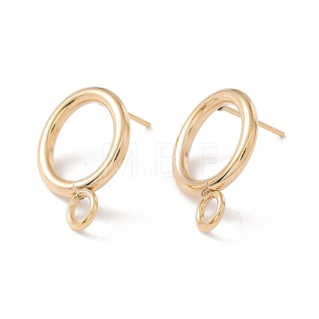304 Stainless Steel Stud Earring Findings X-STAS-P308-02B-G-1