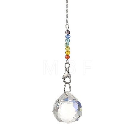7 Chakra Crystal Suncatcher HJEW-JM05025-01-1