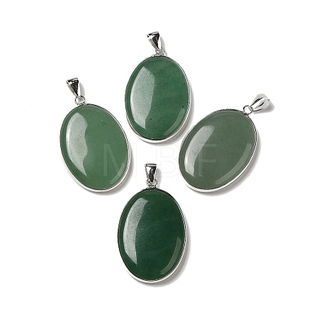 Natural Green Aventurine Pendants G-M415-01P-09-1