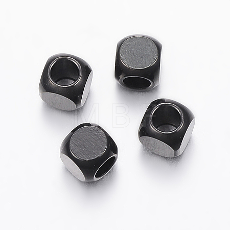 304 Stainless Steel Beads Ion Plating(IP) STAS-F136-01B-4x4mm-1
