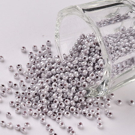 11/0 FGB Grade A Ceylon Glass Seed Beads X-SEED-N001-B-0489-1