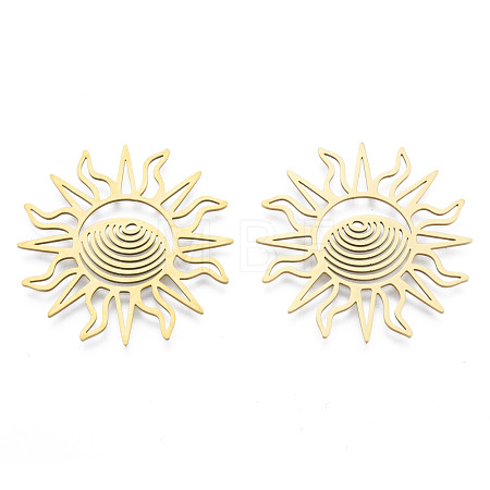 201 Stainless Steel Filigree Joiners STAS-N090-LA950-2-1