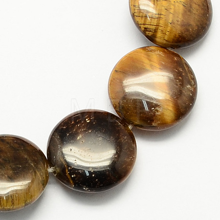 Natural Tiger Eye Stone Beads Strands G-S110-14mm-15-1