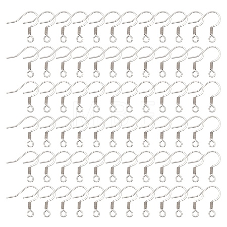 Tarnish Resistant 304 Stainless Steel French Earring Hooks STAS-N0013-15P-1