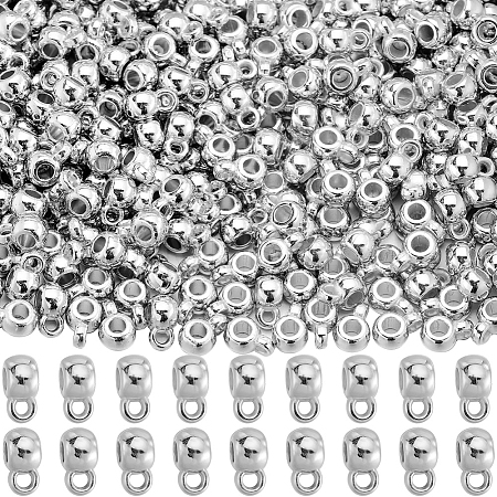 400Pcs CCB Plastic Tube Bails CCB-SC0001-28P-1
