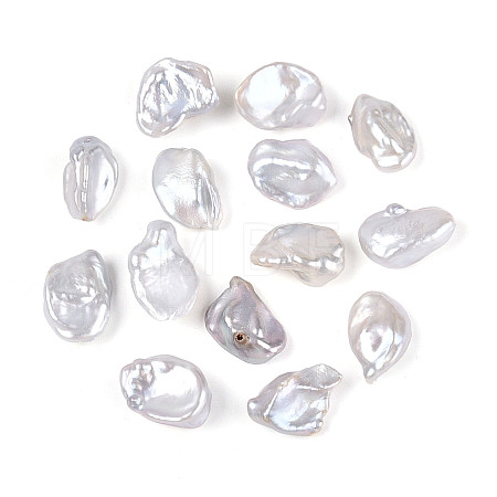 Natural Baroque Keshi Pearl Beads LS-PEAR-N020-S18-1
