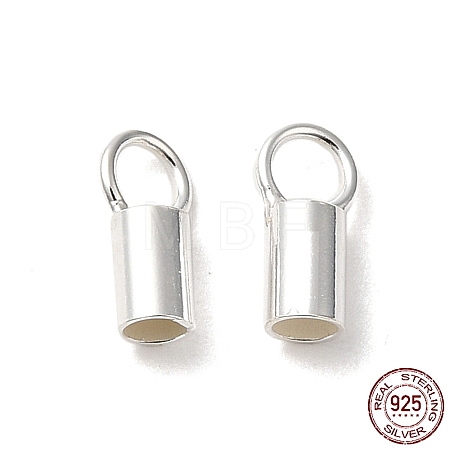 925 Sterling Silver Cord Ends STER-P055-01C-S-1