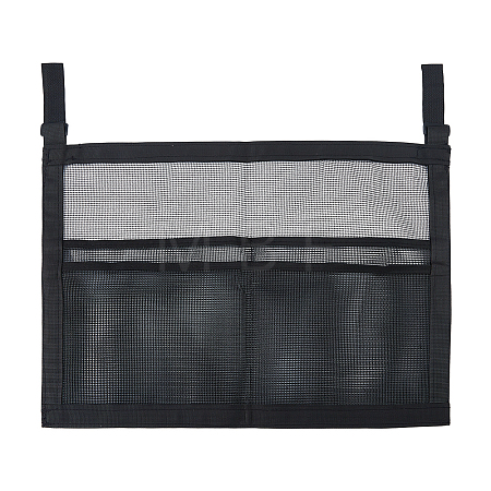Polyester Mesh Hanging Zipper Bags ABAG-WH0072-041-1
