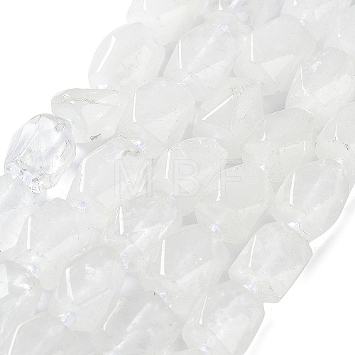 Natural Quartz Crystal Beads Strands G-C182-26-01-1