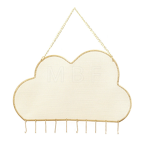 Cloud Metal Jewelry Display Mesh Hanging Rack PAAG-PW0010-007B-1