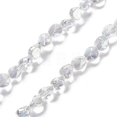 Electroplate Glass Beads Strands EGLA-L038-AB02-1