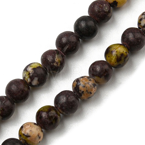 Natural Cherry Blossom Jasper Beads Strands G-C079-A02-01-1