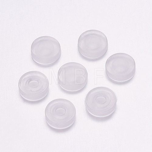 Comfort PET Plastic Pads for Clip on Earrings X-KY-P007-B01-1