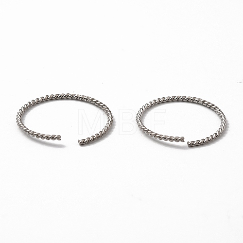 304 Stainless Steel Open Jump Rings STAS-L262-36E-P-1