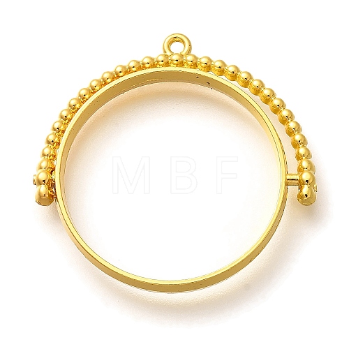 Alloy Open Back Bezel Pendants PALLOY-I223-01G-1