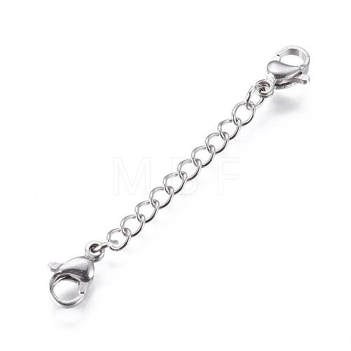 Tarnish Resistant 304 Stainless Steel Chain Extender STAS-H349-E-01P-1