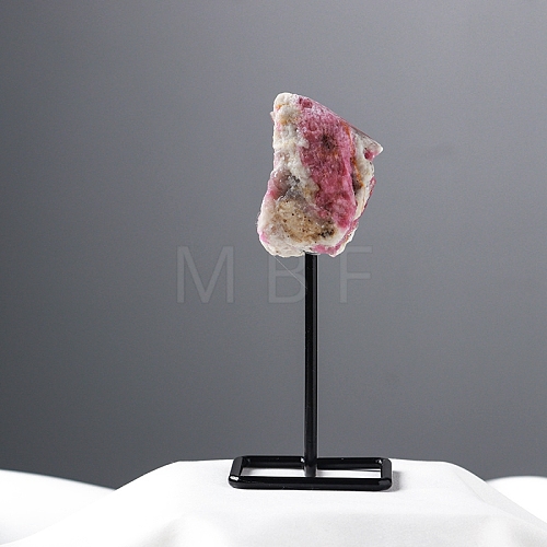 Natural Tourmaline Lamp with Metal Holder Ornament PW-WG598C7-11-1