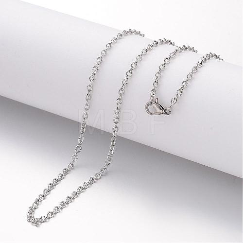 Non-Tarnish 304 Stainless Steel Necklace MAK-K004-06P-1