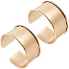 2Pcs Alloy Grooved Bangles FIND-BBC0005-34B-1