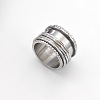 Retro Rotatable 304 Stainless Steel Finger Rings FS-WG84C22-42-1