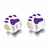 Alloy Enamel European Beads LS-MPDL-T005-003C-RS-3