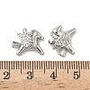 Brass Micro Pave Cubic Zirconia Charms KK-B166-07P-3