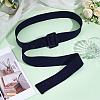 1Pc Cloth Waist Belts with Alloy Buckles for Coat AJEW-GF0015-07B-4