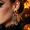 Punk Halloween Zinc Alloy Enemal Stud Dangle Earrings for Women WG4F29B-03-1