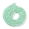 Baking Electroplate Glass Beads Strands LS-DGLA-A039-J6MM-B07-2