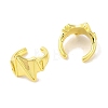 Brass Cuff Earrings for Women EJEW-I305-56G-2